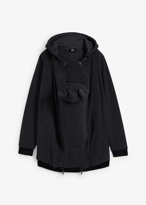 Fleece 2-in-1 zwangerschapsvest/draagvest, bonprix