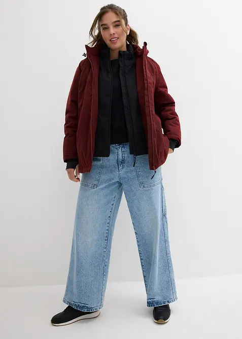 Waterdichte outdoor jas in layerlook, bonprix