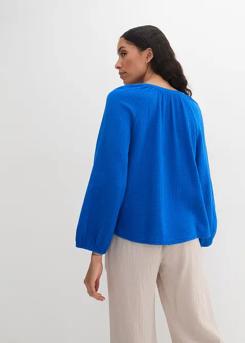 Oversized blouse van mousseline, bonprix