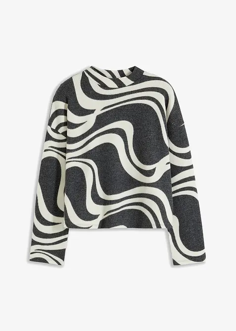 Zacht, geribd shirt, bonprix