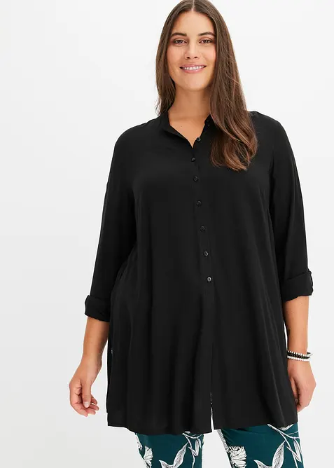 Lange blouse van viscose, bonprix