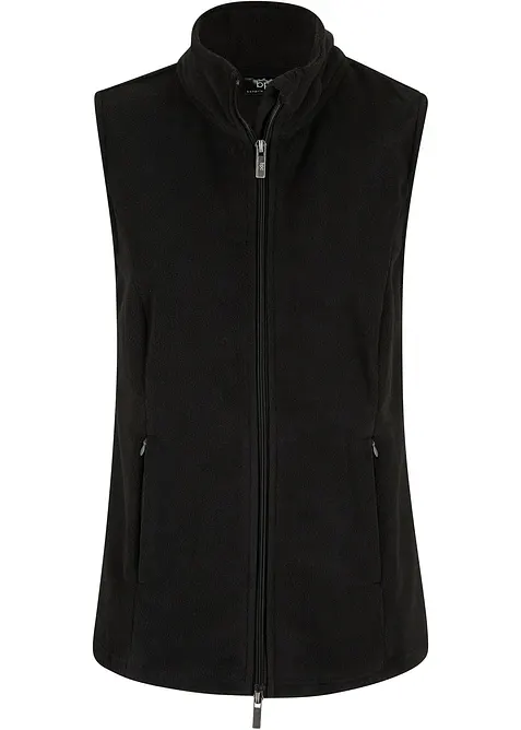 Fleece vest met zakken, bonprix