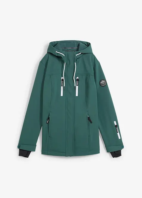 Softshell jas, waterafstotend, bonprix