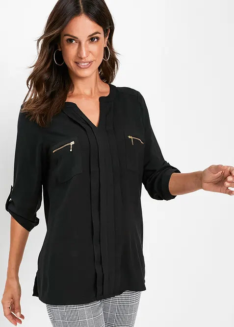 Tuniekblouse van soepele viscose, bonprix