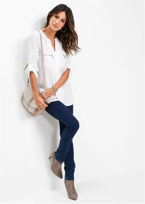 Tuniekblouse van soepele viscose, bonprix