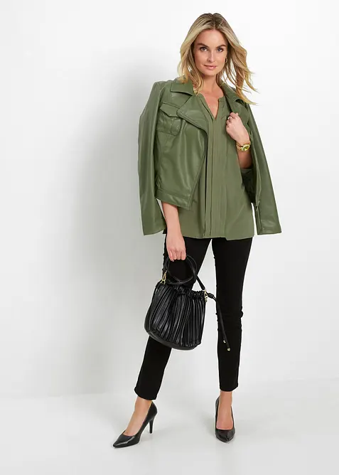 Tuniekblouse van soepele viscose, bonprix