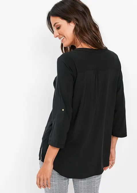 Tuniekblouse van soepele viscose, bonprix