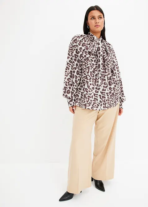 Blouse met strik, bonprix