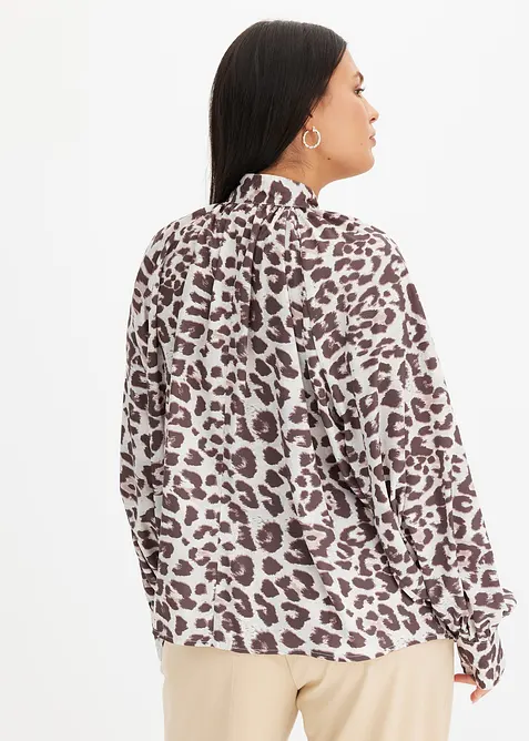 Blouse met strik, bonprix