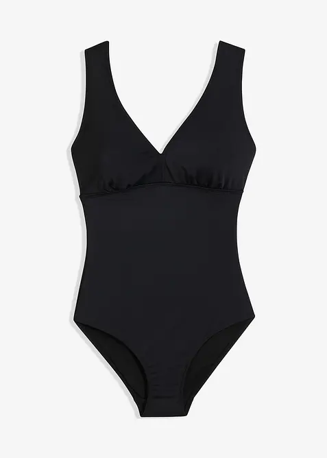 Corrigerend badpak met V-hals, sterk corrigerend, bonprix