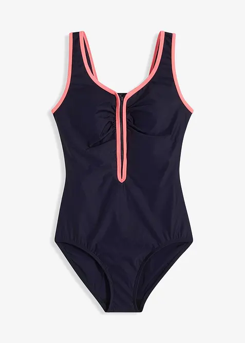 Corrigerend badpak met een ritssluiting, licht corrigerend, bonprix