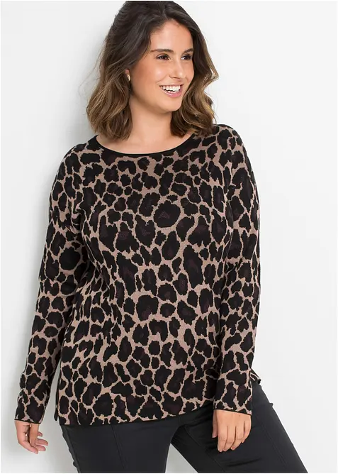 Jacquard trui, bonprix