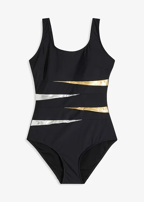 Corrigerend badpak met inzetstukken, sterk corrigerend, bonprix