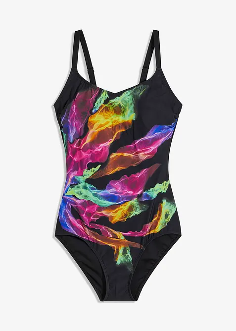 Corrigerend badpak met een V-hals, licht corrigerend, bonprix