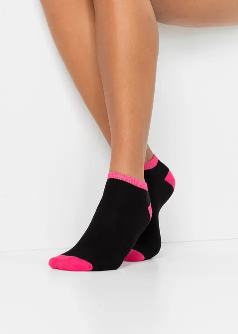 Sneakersokken met weekdagen en biologisch katoen (8 paar), bonprix