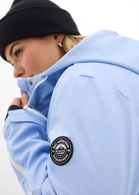 Softshell jas, waterafstotend, bonprix