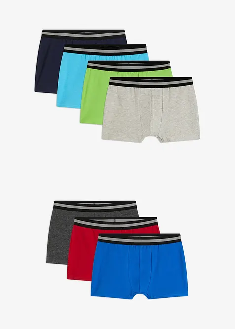 Boxershorts met zacht katoen (set van 7), bonprix