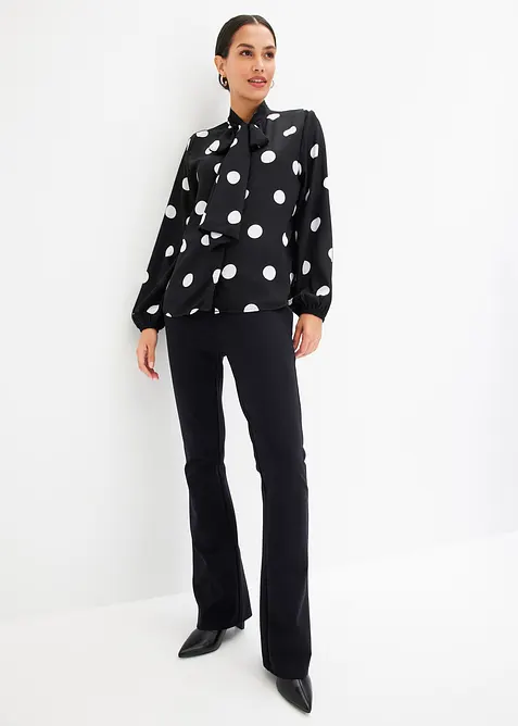 Blouse met strik, bonprix