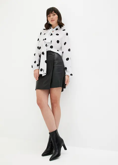 Blouse met strik, bonprix