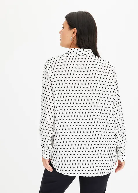 Overhemdblouse van fijne satijn, bonprix