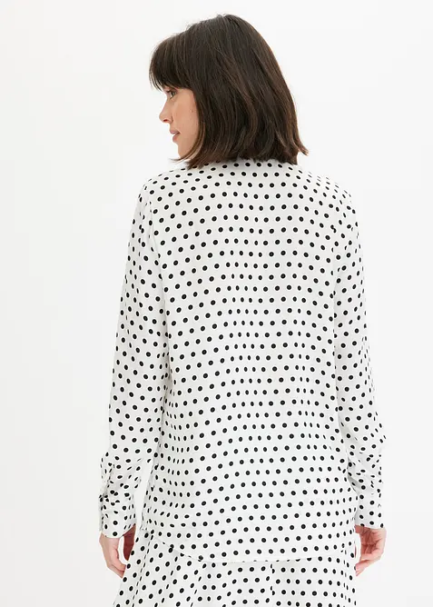 Overhemdblouse van fijne satijn, bonprix