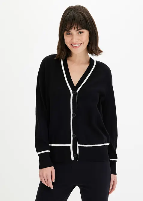 Cardigan met V-hals, bonprix