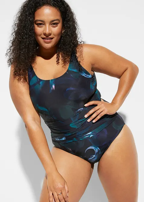 Corrigerend badpak met rimpels, licht corrigerend, bonprix