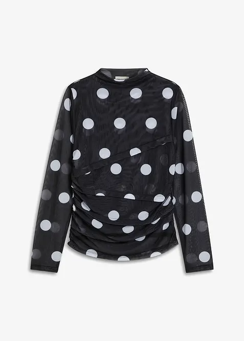 Longsleeve van fijn mesh, bonprix