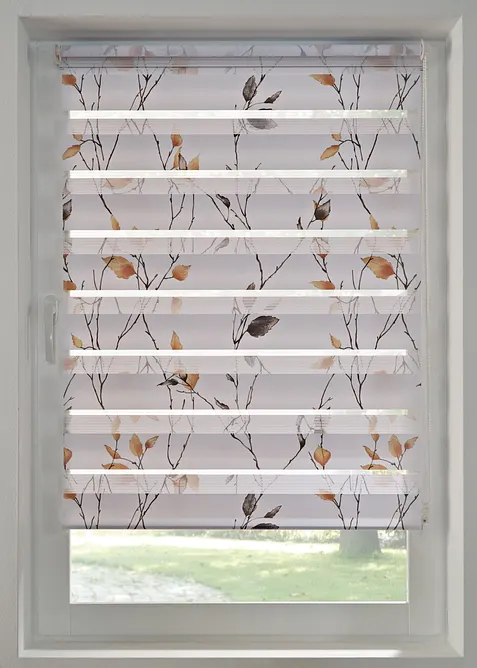 Duo rolgordijn met twijgen, bonprix