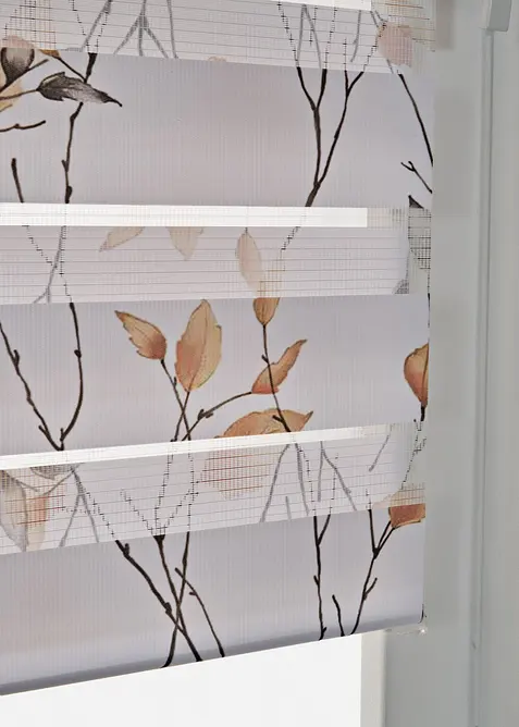 Duo rolgordijn met twijgen, bonprix