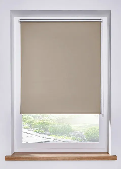 Verduisterend rolgordijn, ophangen zonder boren, bonprix