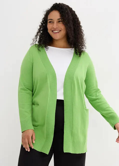 Vest met lange mouwen en zakken, bonprix