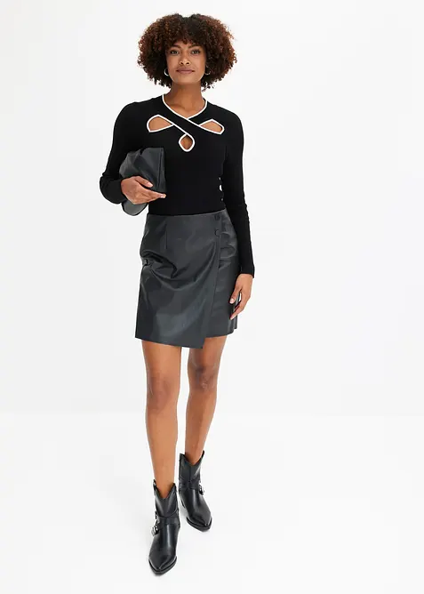 Korte gebreide trui, bonprix