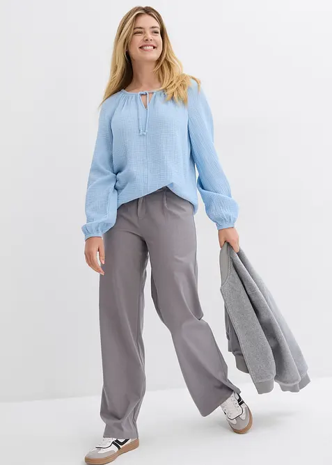 Blouse van luchtige mousseline, bonprix