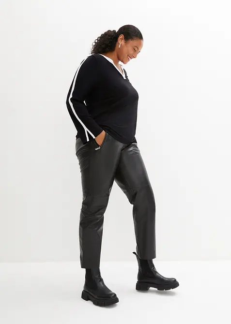 Longsleeve met splitten, bonprix