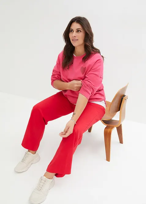 Oversized sweater van biologisch katoen, bonprix