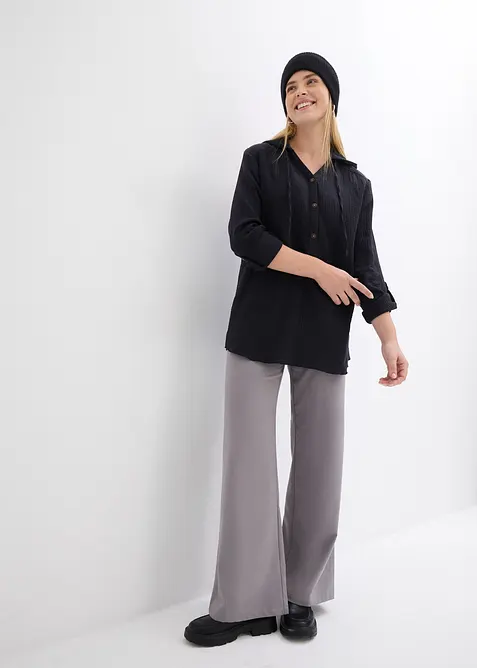 Mousseline blouse van katoen, bonprix