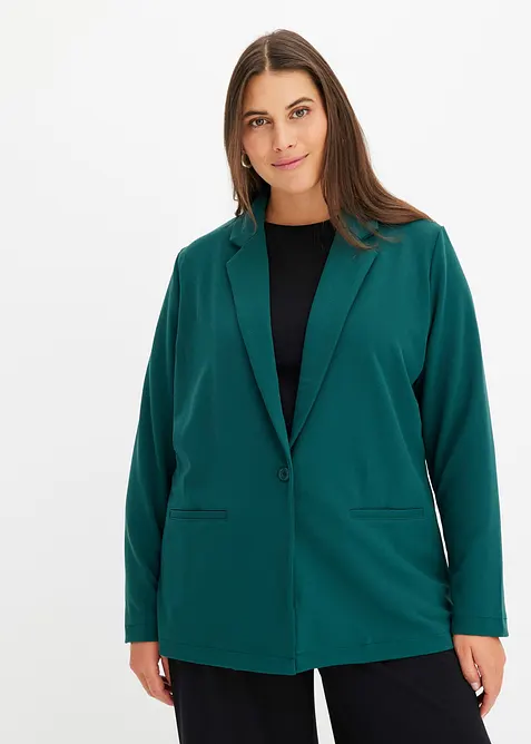 Blazer van jersey-cr&ecirc;pe, bonprix