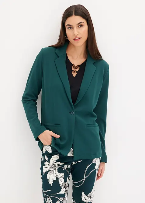 Blazer van jersey-cr&ecirc;pe, bonprix