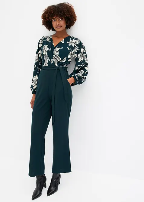 Jersey jumpsuit in wikkellook, bonprix