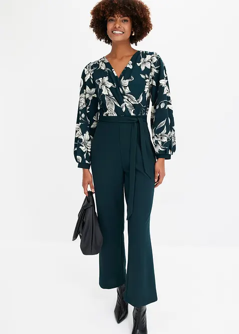 Jersey jumpsuit in wikkellook, bonprix