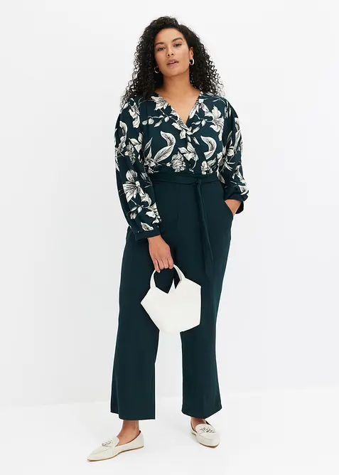 Jersey jumpsuit in wikkellook, bonprix