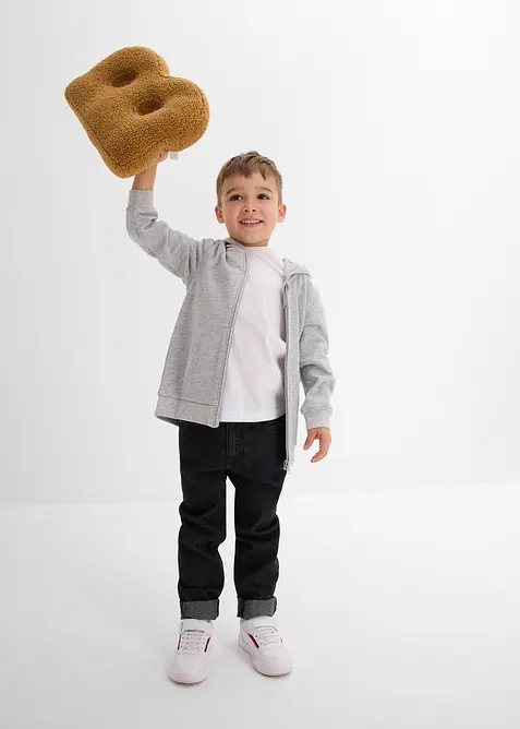 Stretchjeans  met verstelbare tailleband, slim fit, straight, bonprix