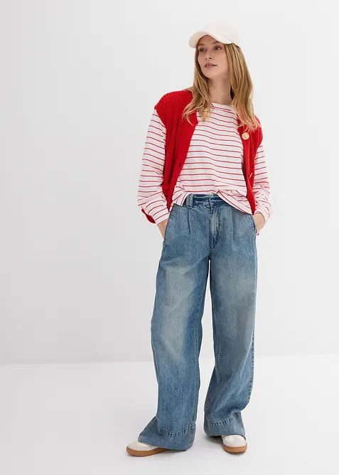 Longsleeve van biologisch katoen, bonprix