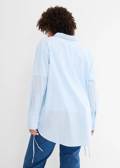 Oversized blouse van katoen, bonprix
