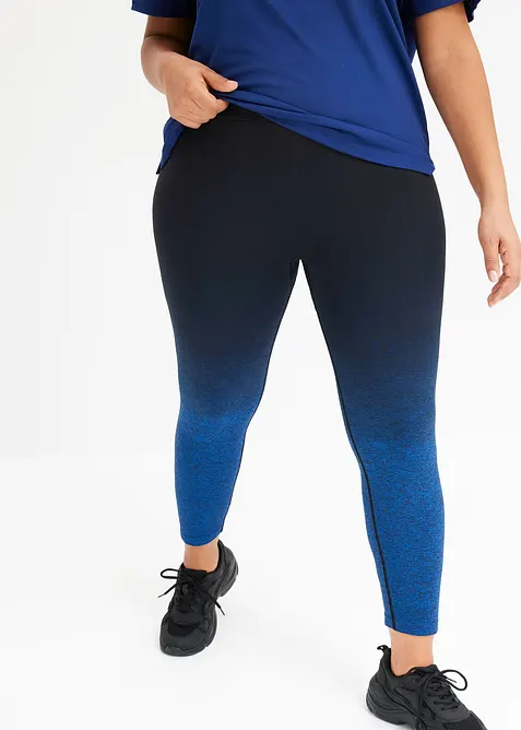 Naadloze sportlegging met kleurverloop, sneldrogend, bonprix