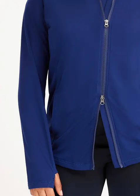 Thermo trainingsjack met duimlus, bonprix