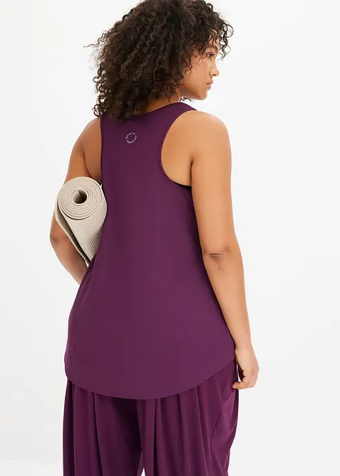 Sporttop met racerback, sneldrogend, bonprix