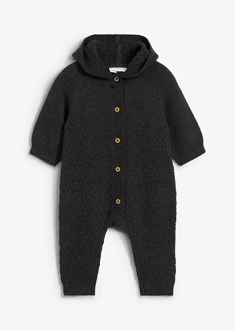 Gebreide baby jumpsuit, bonprix