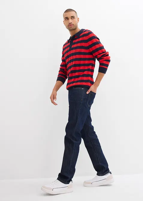 T-shirt met V-hals (set van 5), bonprix